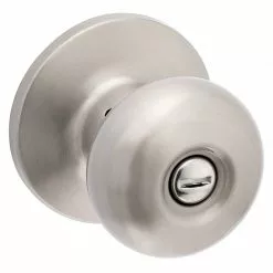 Reliabilt Door Knob Contractor Pack Nickel Baron Satin (6-Pack) Privacy No Deadbolt -Schlage Trade 43949347