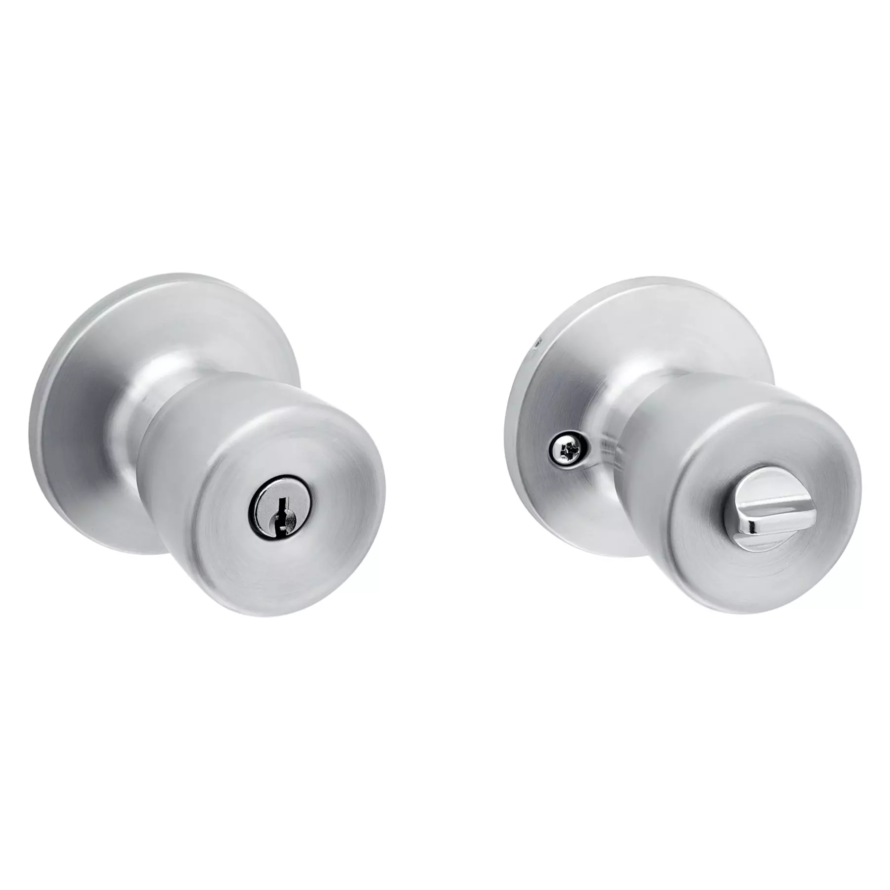 Gallo Reliabilt Door Knob Stainless Steel Keyed Entry No Deadbolt 4 Gallo Reliabilt Door Knob Stainless Steel Keyed Entry No Deadbolt - Image 2