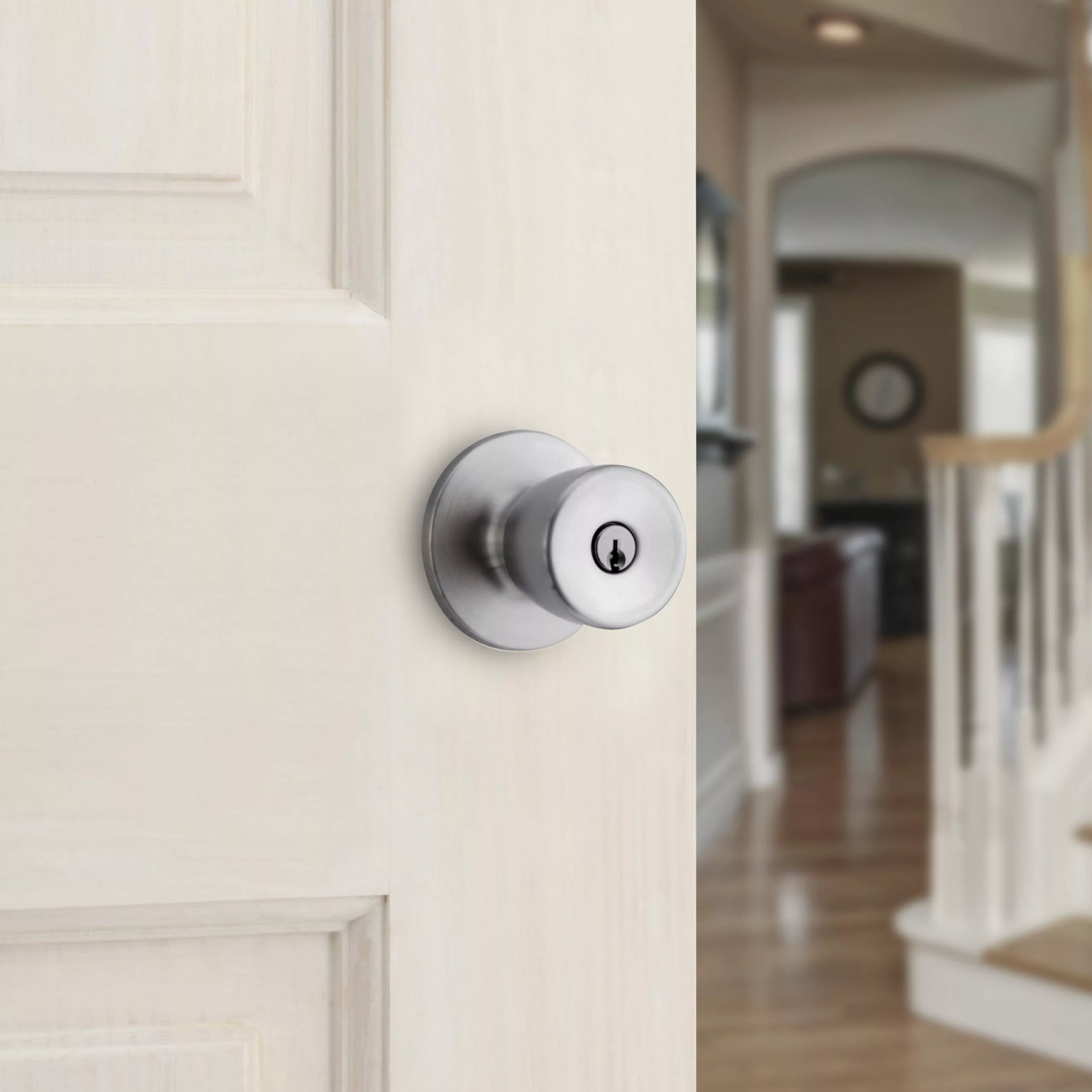 Gallo Reliabilt Door Knob Stainless Steel Keyed Entry No Deadbolt 5 Gallo Reliabilt Door Knob Stainless Steel Keyed Entry No Deadbolt - Image 3