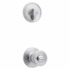Reliabilt Pack Door Knob Gallo Stainless Steel Combo Keyed Entry Single Deadbolt -Schlage Trade 43950474