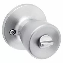Gallo Reliabilt Door Knob Stainless Steel Privacy No Deadbolt 17 Gallo Reliabilt Door Knob Stainless Steel Privacy No Deadbolt -Schlage Trade 43950516