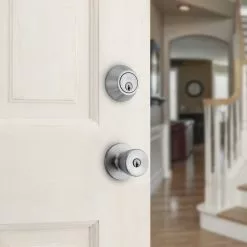 Reliabilt Pack Door Knob Gallo Stainless Steel Combo Keyed Entry Single Deadbolt -Schlage Trade 43952272 scaled