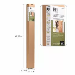 Reliabilt Kit Door Hardware J-Strap 78-In Barn Interior Soft Gold -Schlage Trade 44033156