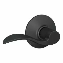Door Handle Universal Matte Schlage Passage Accent Black -Schlage Trade 44082325
