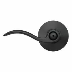 Door Handle Universal Privacy Schlage Accent Matte Black 10 Door Handle Universal Privacy Schlage Accent Matte Black -Schlage Trade 44082326
