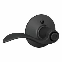 Door Handle Universal Privacy Schlage Accent Matte Black 13 Door Handle Universal Privacy Schlage Accent Matte Black -Schlage Trade 44082334