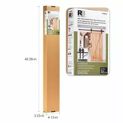 Reliabilt Kit Door Wagon Wheel 78-In Soft Close Barn Interior Matte Black 13 Reliabilt Kit Door Wagon Wheel 78-In Soft Close Barn Interior Matte Black -Schlage Trade 44113080