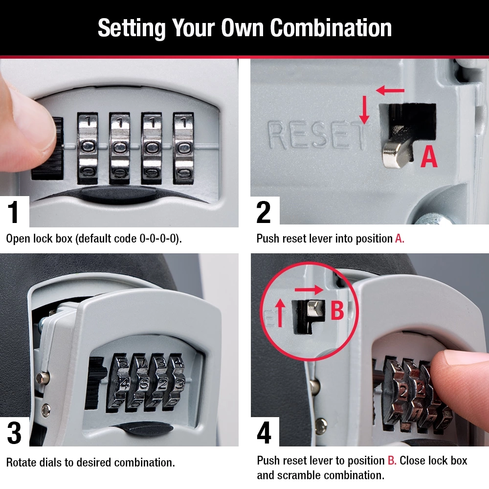 Key Master Lock Safe Box Lock Combination 9 Key Master Lock Safe Box Lock Combination - Image 7