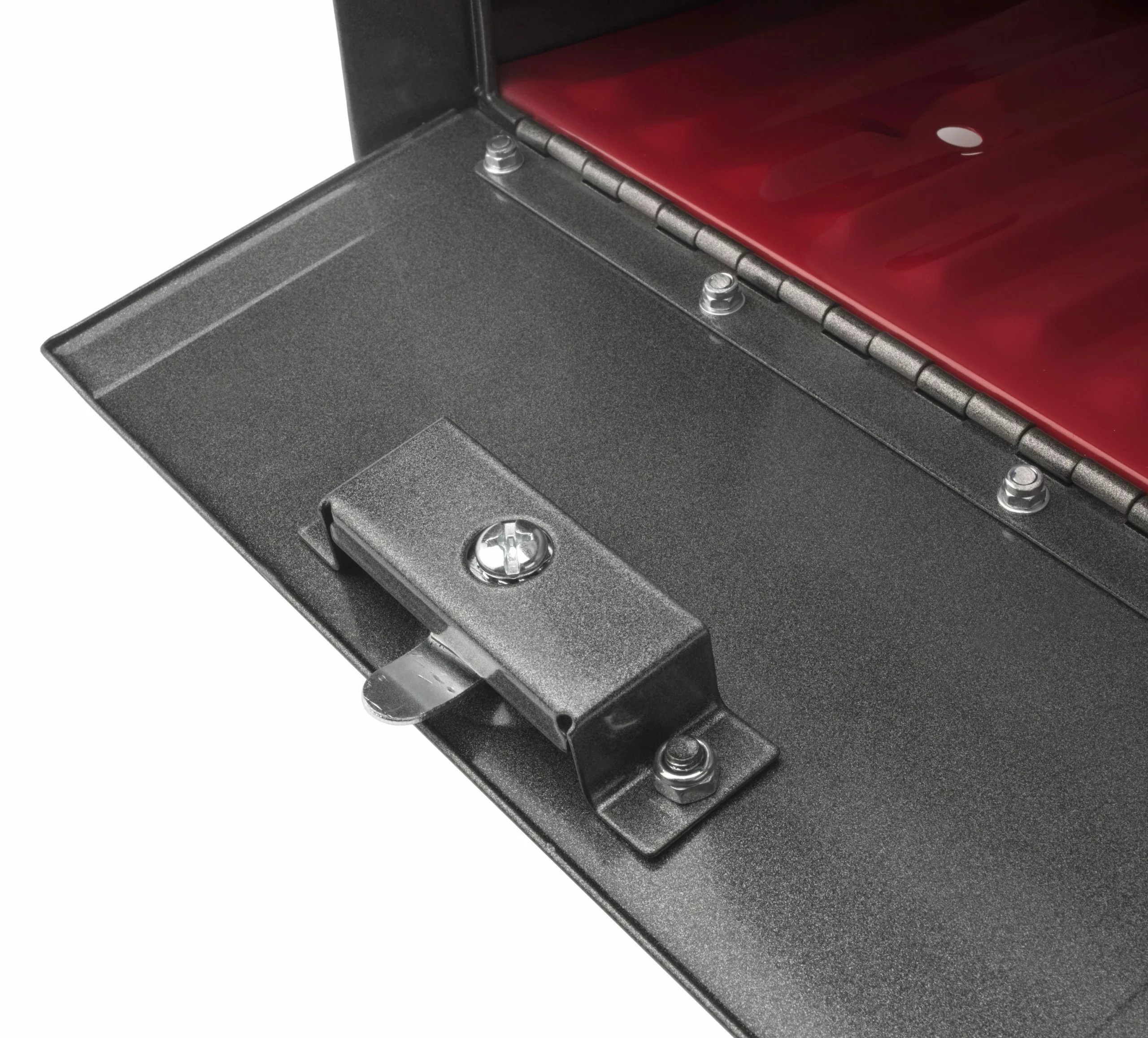 Mailbox, Mailbox Post Mount Oasis 360 Pewter Steel Large Locking Architectural 11 Mailbox, Mailbox Post Mount Oasis 360 Pewter Steel Large Locking Architectural - Image 9