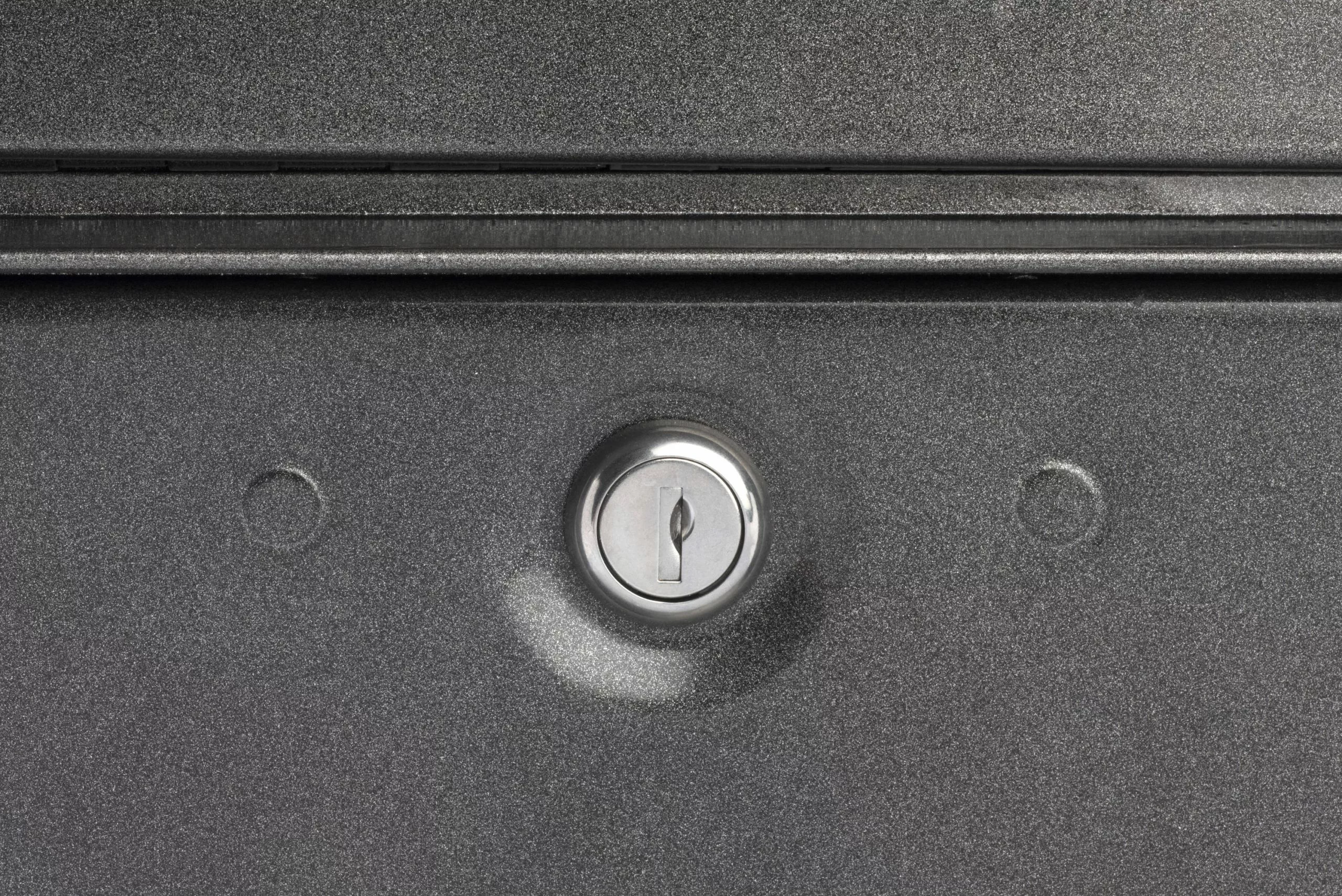 Mailbox, Mailbox Post Mount Oasis 360 Pewter Steel Large Locking Architectural 7 Mailbox, Mailbox Post Mount Oasis 360 Pewter Steel Large Locking Architectural - Image 5