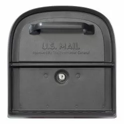Mailbox, Mailbox Post Mount Oasis 360 Pewter Steel Large Locking Architectural 31 Mailbox, Mailbox Post Mount Oasis 360 Pewter Steel Large Locking Architectural -Schlage Trade 44255576 scaled