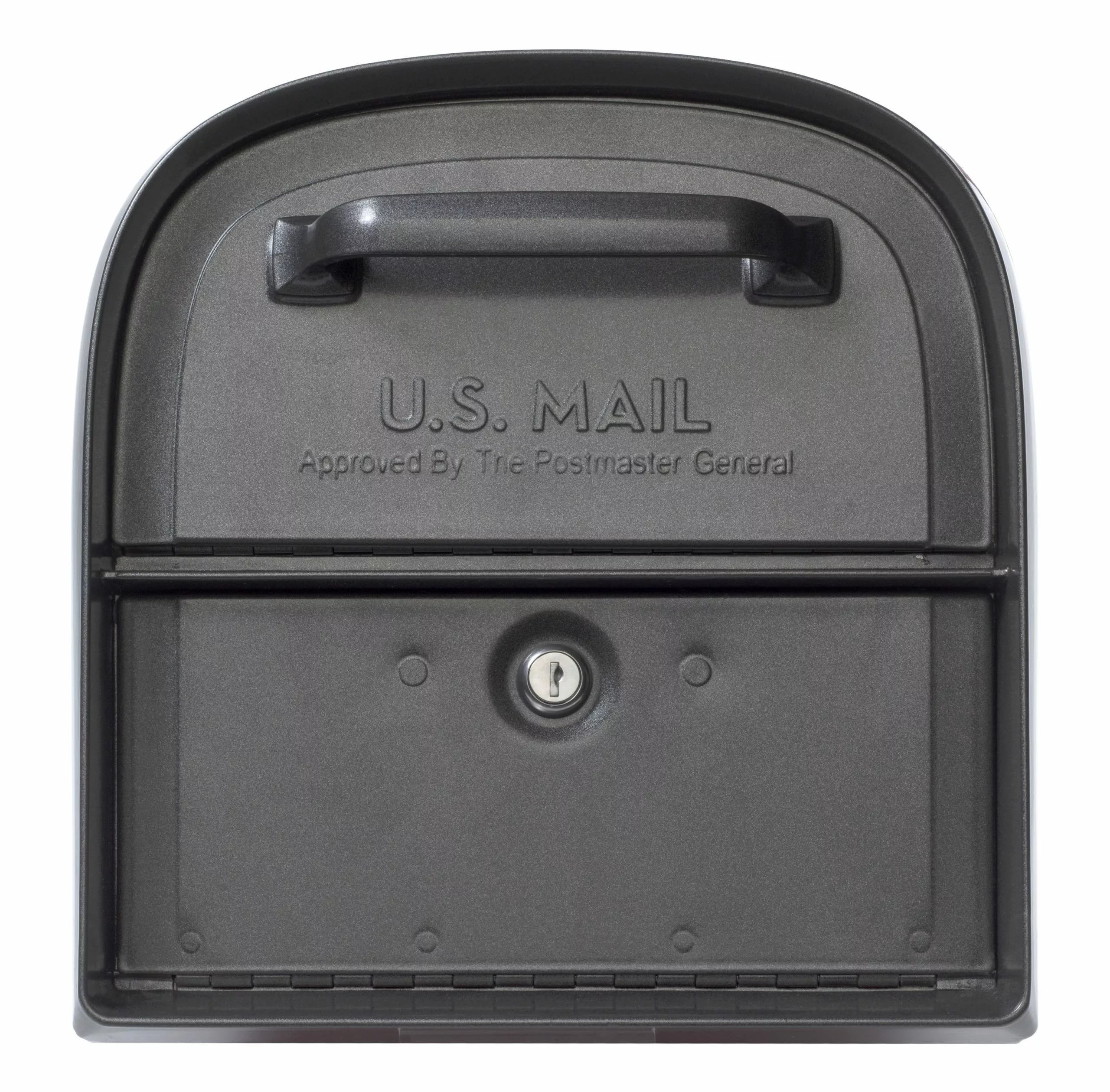 Mailbox, Mailbox Post Mount Oasis 360 Pewter Steel Large Locking Architectural 17 Mailbox, Mailbox Post Mount Oasis 360 Pewter Steel Large Locking Architectural - Image 15