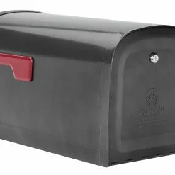 Mailbox, Mailbox Post Mount Oasis 360 Pewter Steel Large Locking Architectural 24 Mailbox, Mailbox Post Mount Oasis 360 Pewter Steel Large Locking Architectural -Schlage Trade 44255577 scaled