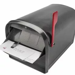 Mailbox, Mailbox Post Mount Oasis 360 Pewter Steel Large Locking Architectural 28 Mailbox, Mailbox Post Mount Oasis 360 Pewter Steel Large Locking Architectural -Schlage Trade 44255578 scaled