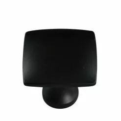 Allen + Roth Cabinet Knob Square Matte Black 21 Allen + Roth Cabinet Knob Square Matte Black -Schlage Trade 44260972