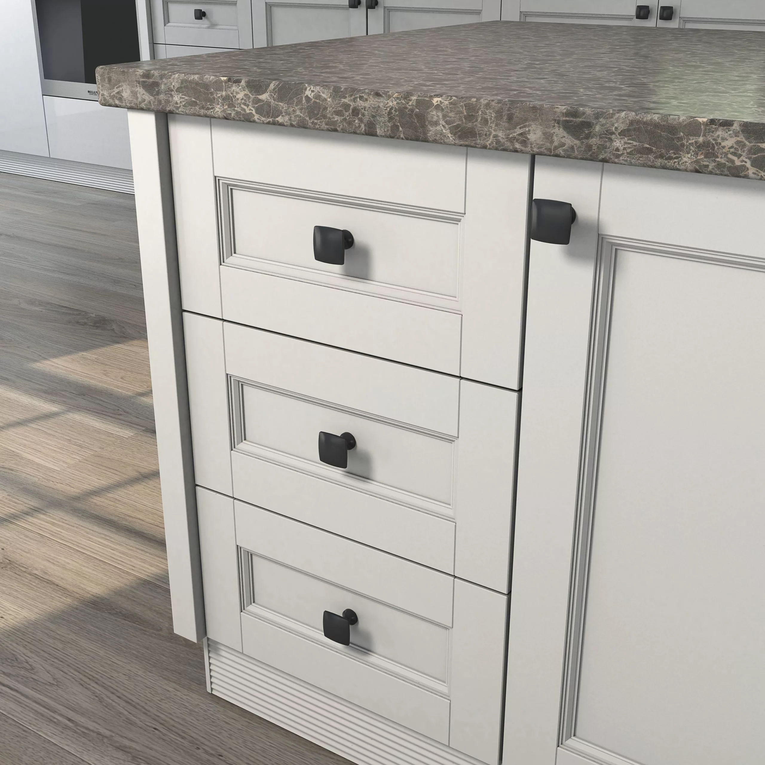 Allen + Roth Cabinet Knob Square Matte Black 14 Allen + Roth Cabinet Knob Square Matte Black - Image 12