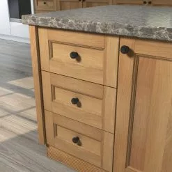 Cabinet Knob 1.25-In Gatehouse Round Contemporary Matte Black 12 Cabinet Knob 1.25-In Gatehouse Round Contemporary Matte Black -Schlage Trade 44261664 scaled