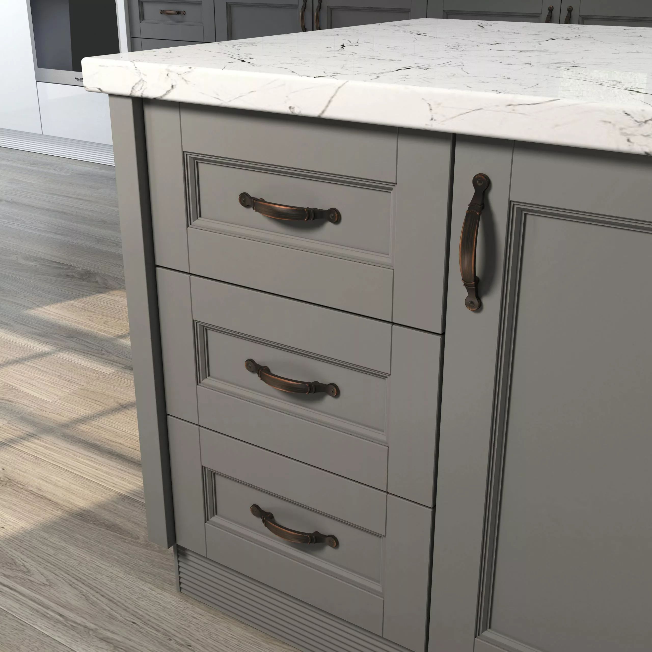 Allen + Roth Drawer Pull Arch Handle Bronze 3-In Center To Center Aged 11 Allen + Roth Drawer Pull Arch Handle Bronze 3-In Center To Center Aged - Image 9