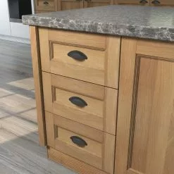 Allen + Roth Cup Drawer Pull 2-1/2-In Center To Center Arch Matte Black -Schlage Trade 44264272 scaled