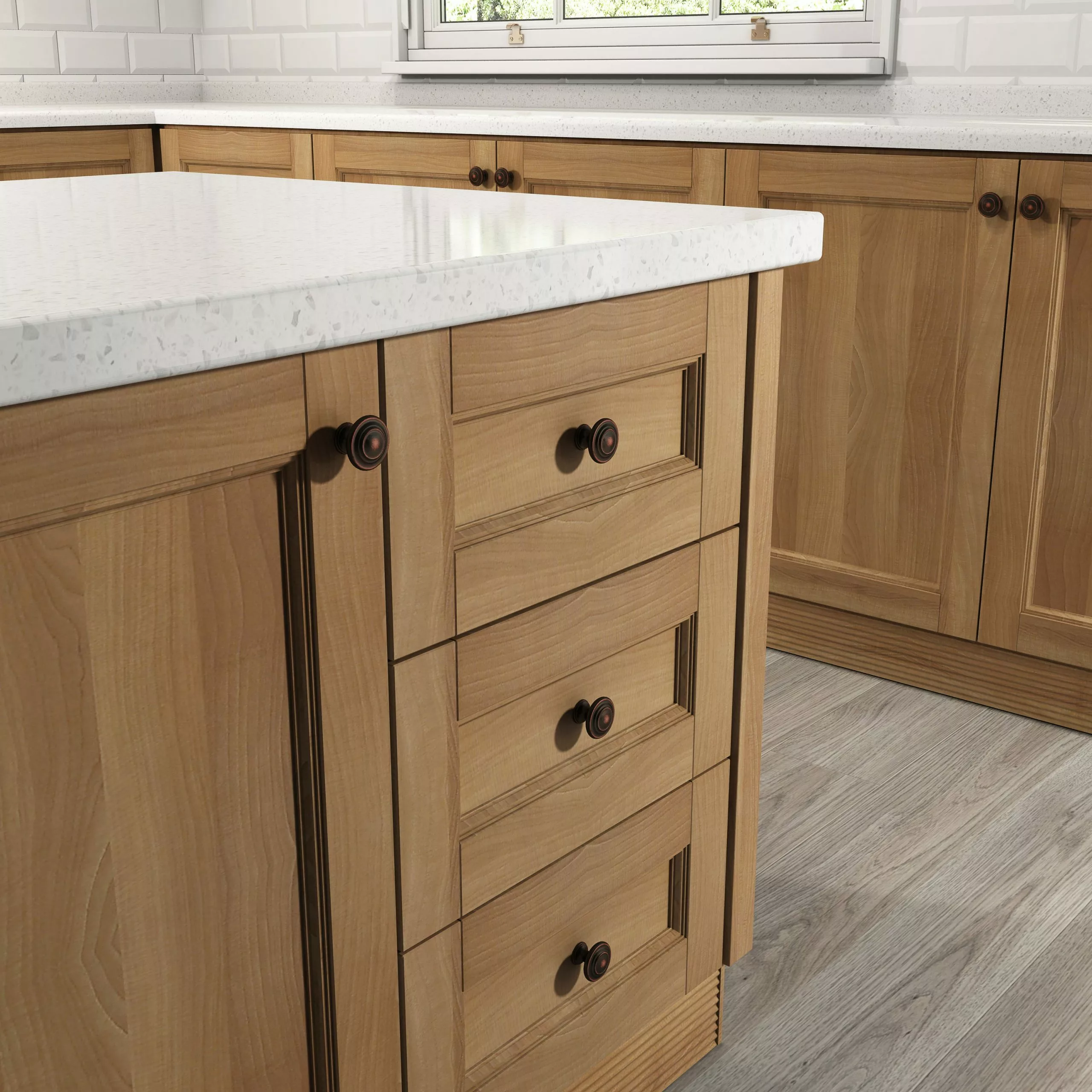 Allen + Roth Cabinet Knob Bronze 1.3-In Transitional Round Aged 9 Allen + Roth Cabinet Knob Bronze 1.3-In Transitional Round Aged - Image 8