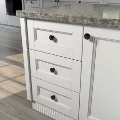 Allen + Roth Cabinet Knob Bronze 1.3-In Transitional Round Aged 22 Allen + Roth Cabinet Knob Bronze 1.3-In Transitional Round Aged -Schlage Trade 44271877 scaled