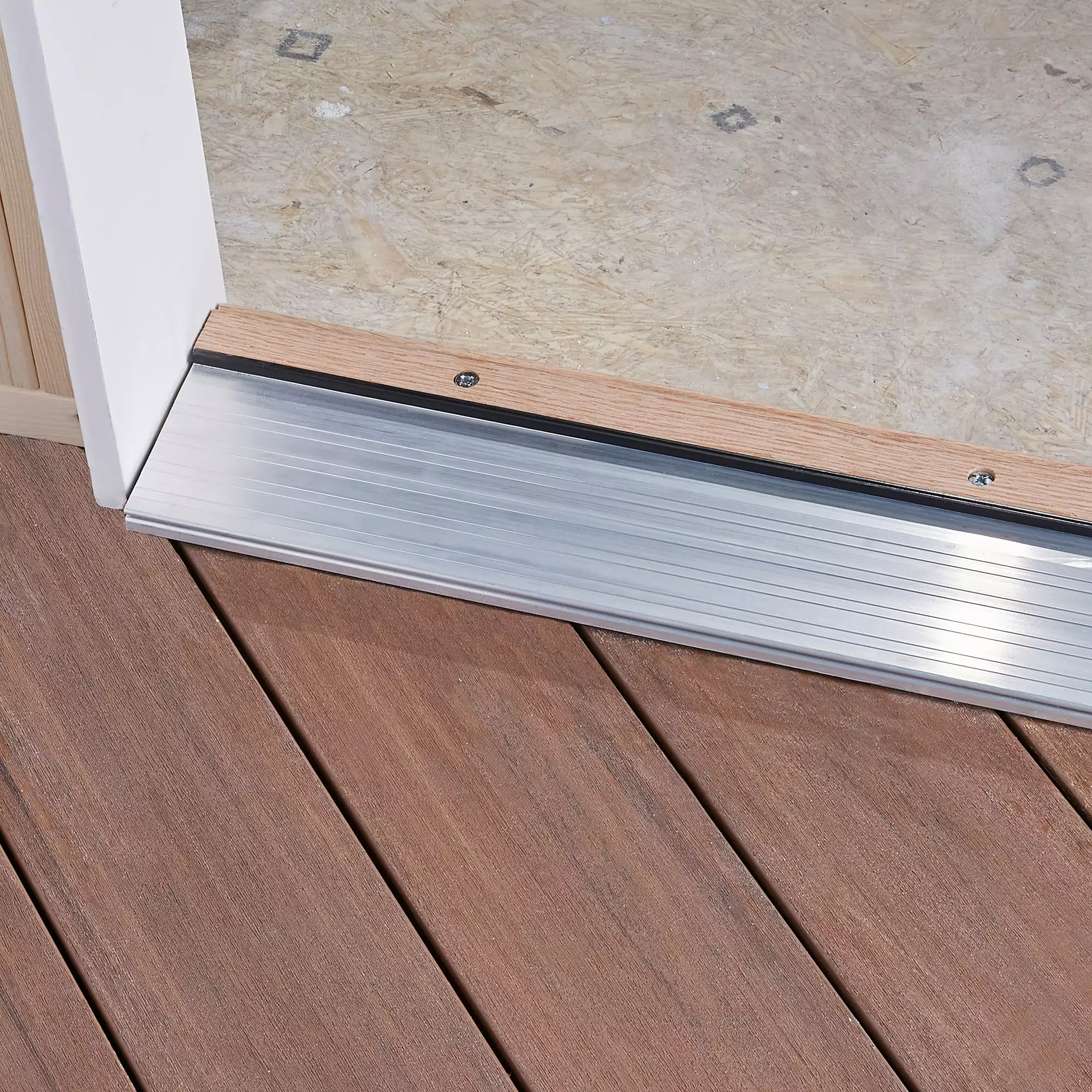 Door Threshold Aluminum/Wood 36-In 5.625-In X M-D Screws) 2 Door Threshold Aluminum/Wood 36-In 5.625-In X M-D Screws) - Image 2