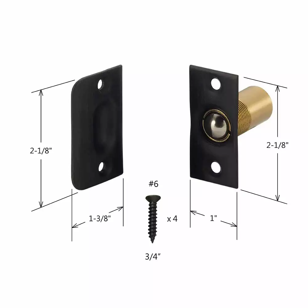 Reliabilt Ball Ball Catch Catch Bronze Adjustable Oil-Rubbed 4 Reliabilt Ball Ball Catch Catch Bronze Adjustable Oil-Rubbed - Image 4