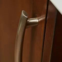 Allen + Roth Drawer Pull Arch Handle Nickel Satin 5-In Center To Center -Schlage Trade 44458425