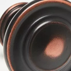 Allen + Roth Cabinet Knob Bronze 1.3-In Transitional Round Aged 15 Allen + Roth Cabinet Knob Bronze 1.3-In Transitional Round Aged -Schlage Trade 44458437