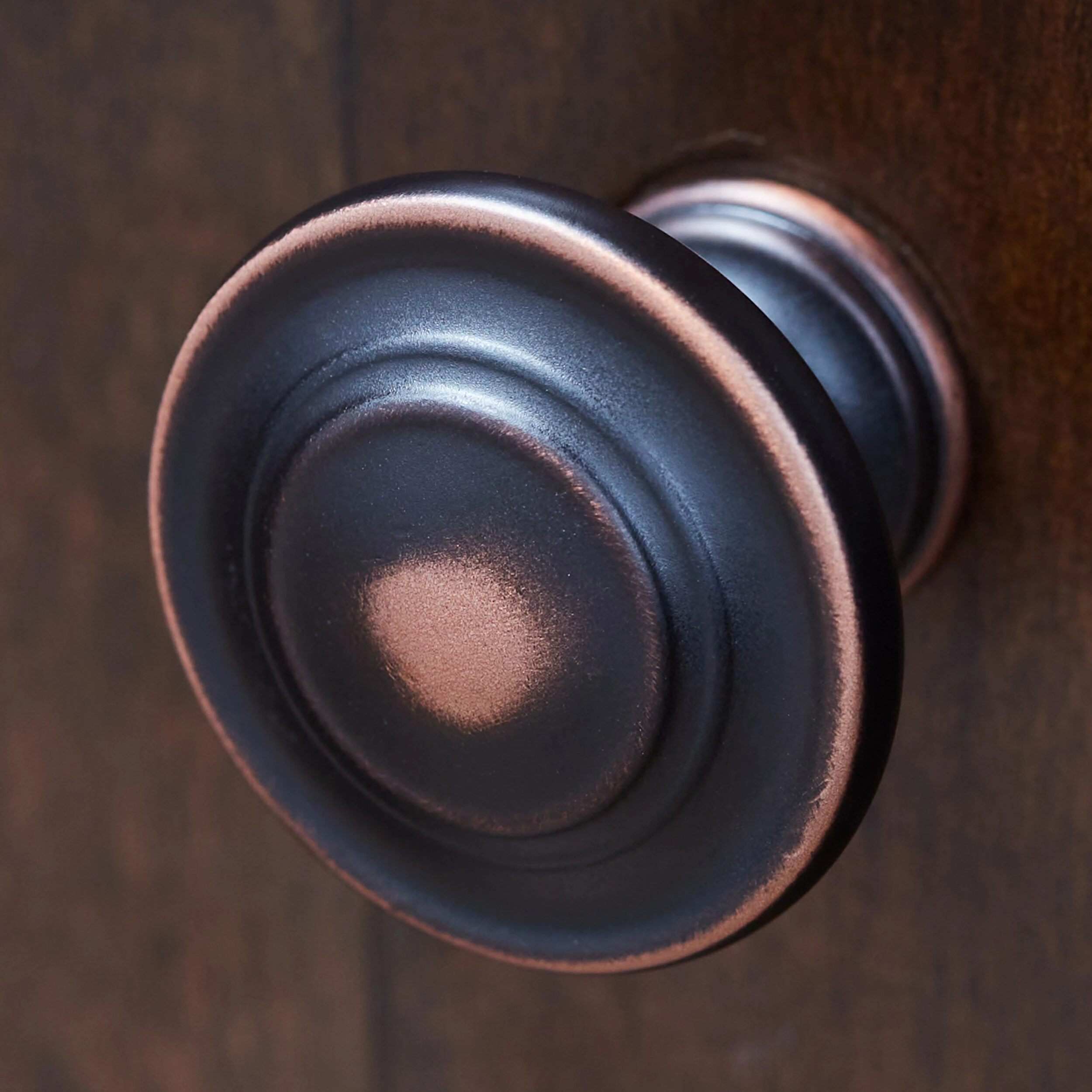 Allen + Roth Cabinet Knob Bronze 1.3-In Transitional Round Aged 4 Allen + Roth Cabinet Knob Bronze 1.3-In Transitional Round Aged - Image 3