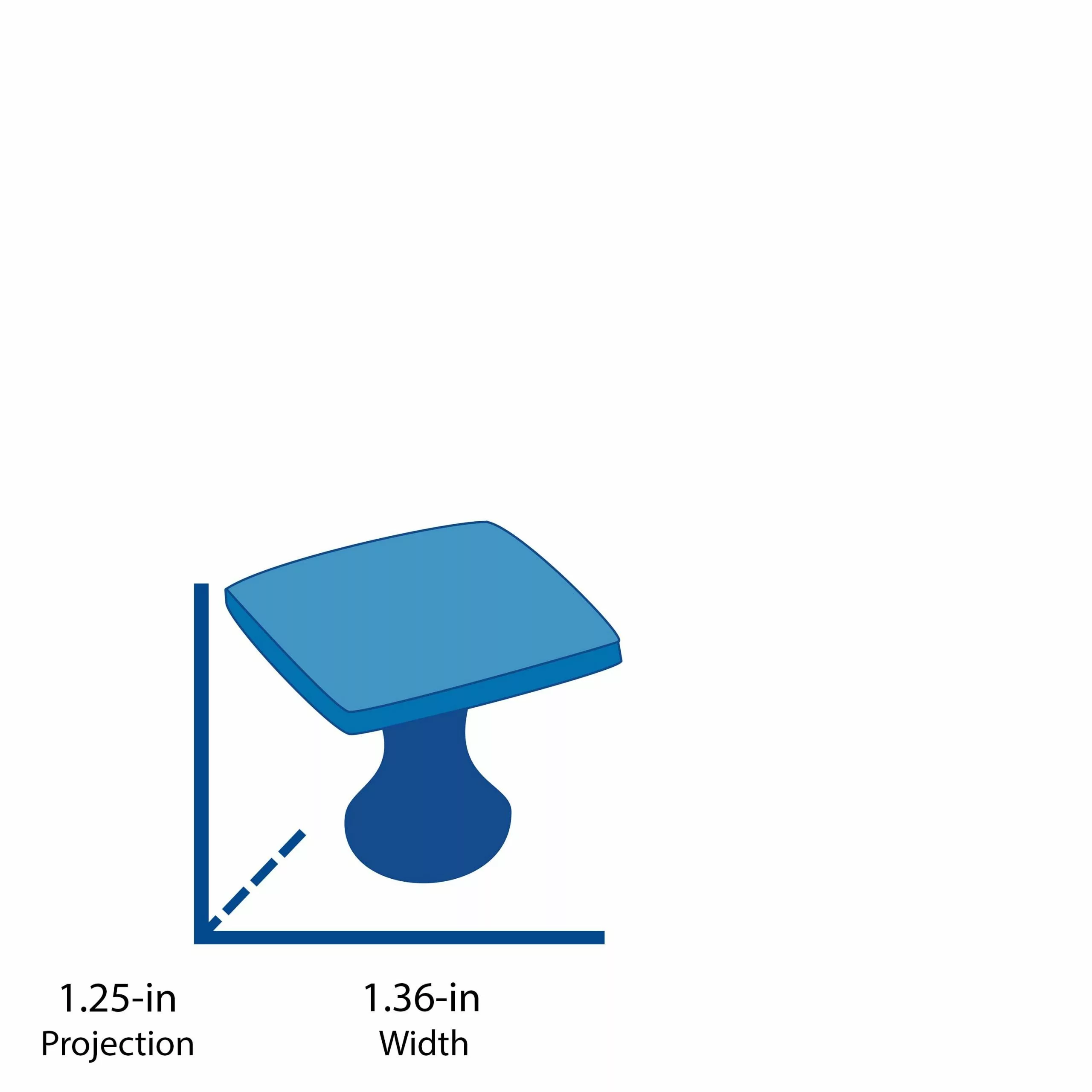 Allen + Roth Cabinet Knob Square Matte Black 9 Allen + Roth Cabinet Knob Square Matte Black - Image 7