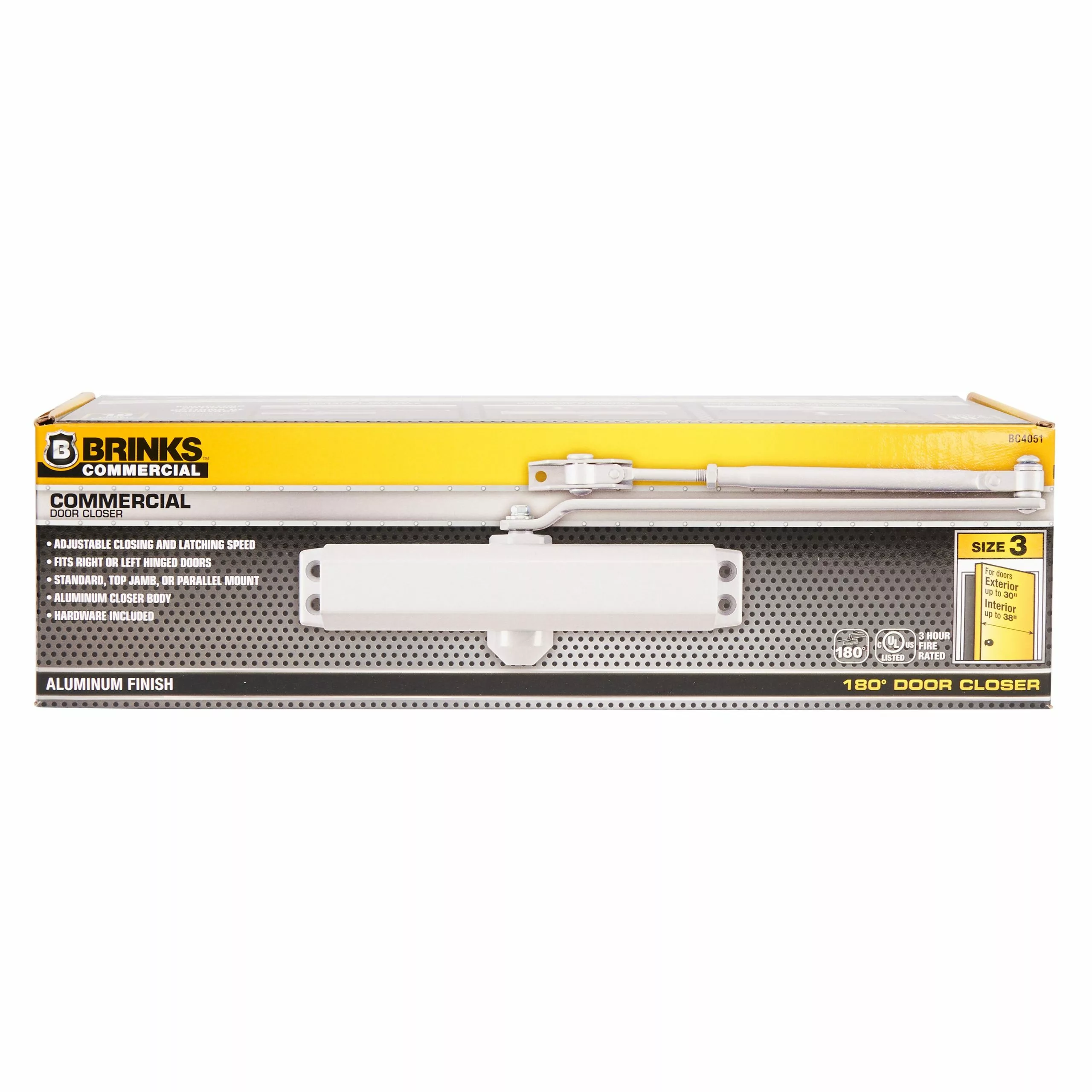 Brink Door Closer Aluminum Commercial 6 Brink Door Closer Aluminum Commercial - Image 5