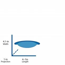 Allen + Roth Cup Drawer Pull 2-1/2-In Center To Center Arch Matte Black -Schlage Trade 44612054 scaled