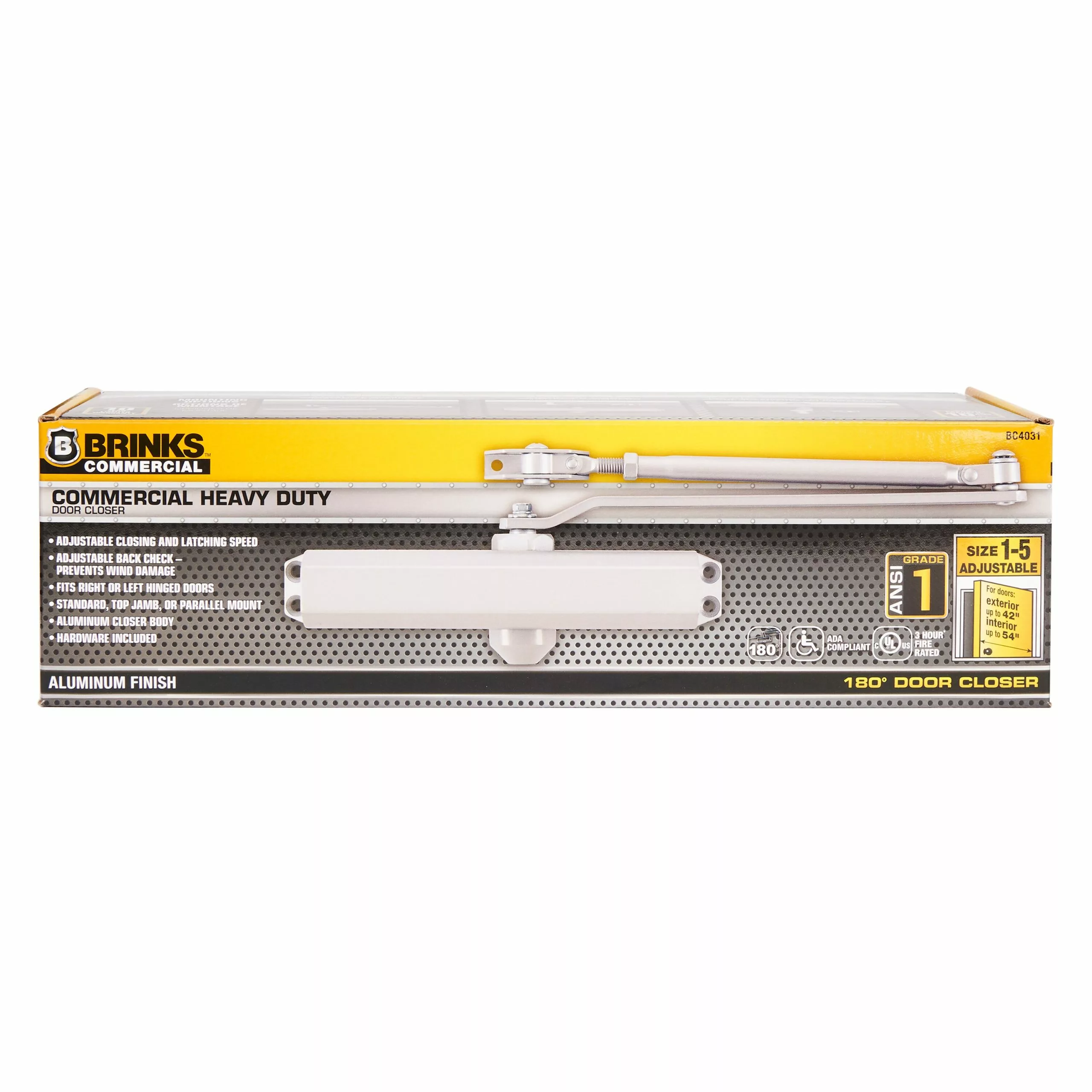 Brink Door Closer Grade 1 Aluminum Commercial 8 Brink Door Closer Grade 1 Aluminum Commercial - Image 7