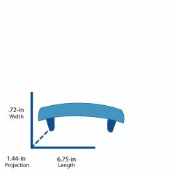 Allen + Roth Drawer Pull Arch Handle Nickel Satin 5-In Center To Center -Schlage Trade 44615730 scaled