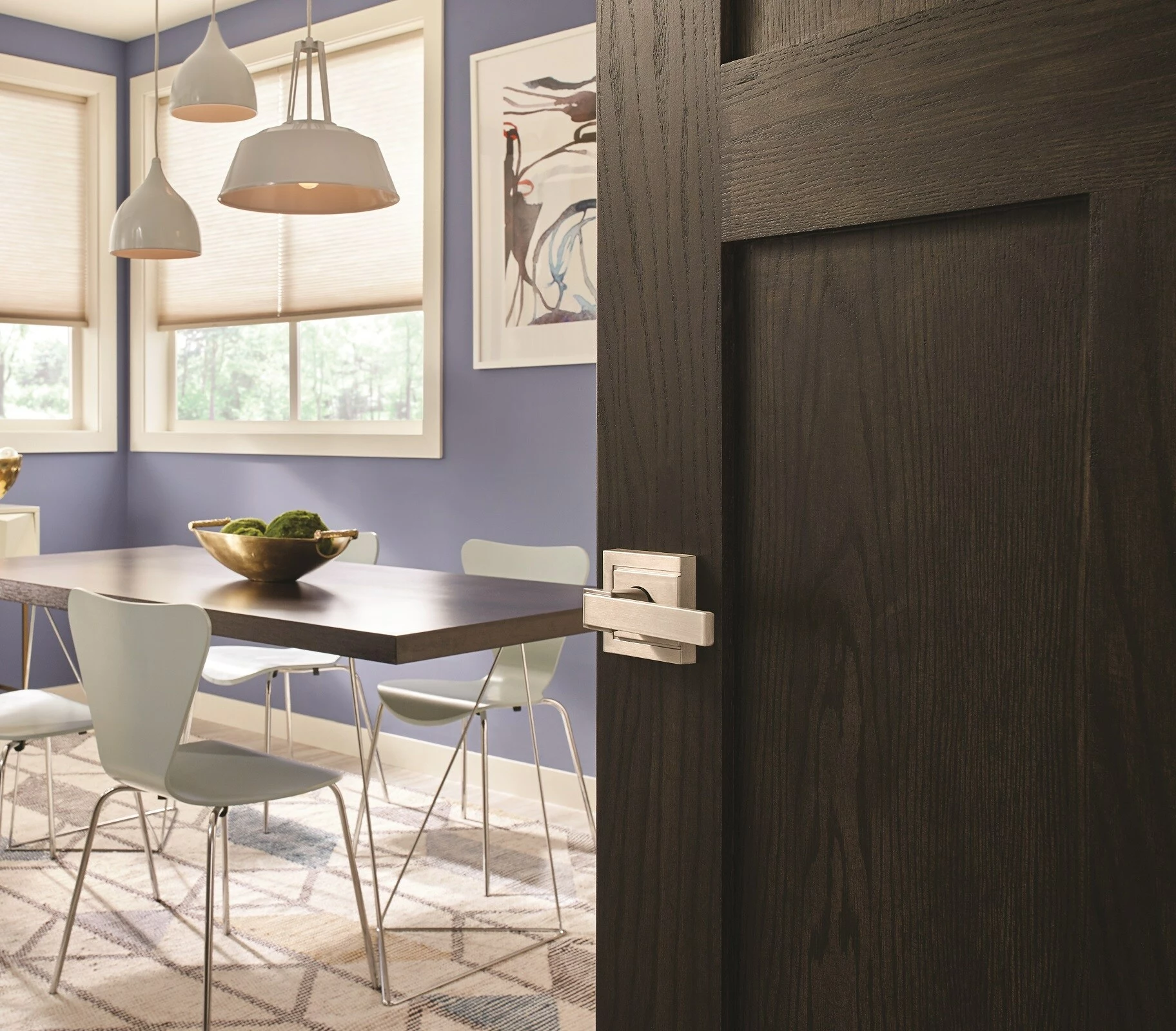 Northbrook Door Handle F10 Satin Nickel Universal Schlage Passage 6 Northbrook Door Handle F10 Satin Nickel Universal Schlage Passage - Image 5