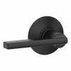 Door Handle Latitude Matte Universal Schlage Passage Black
