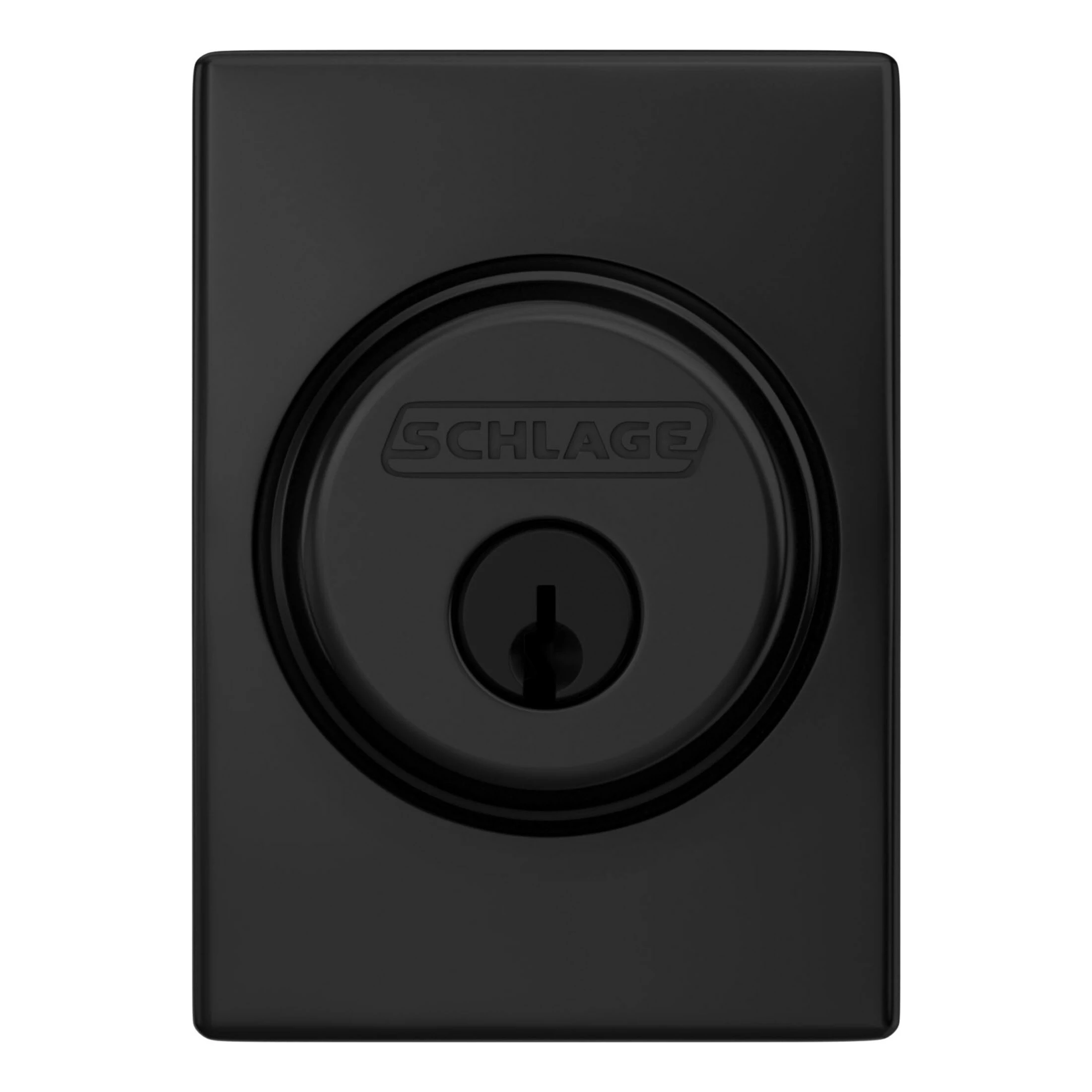 Schlage Deadbolt Century Matte Single Cylinder Black 10 Schlage Deadbolt Century Matte Single Cylinder Black - Image 8