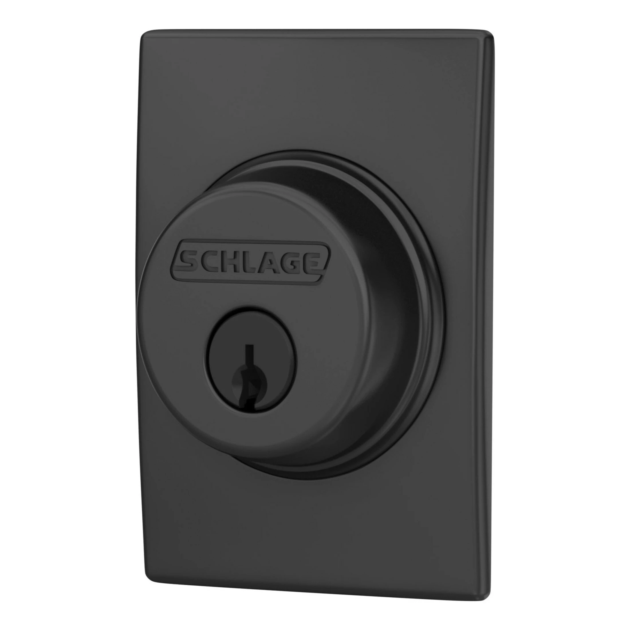 Schlage Deadbolt Century Matte Single Cylinder Black 11 Schlage Deadbolt Century Matte Single Cylinder Black - Image 9