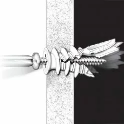 E-Z Ancor Anchor 50-Pack L X 1/2-In Dia 1-5/8-In Drywall Included) Standard -Schlage Trade 45404936