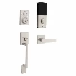 Lock Kwikset Keypad Touchpad Deadbolt Nickel Satin Electronic Lighted Door Smartcode Deadbolt Single Cylinder