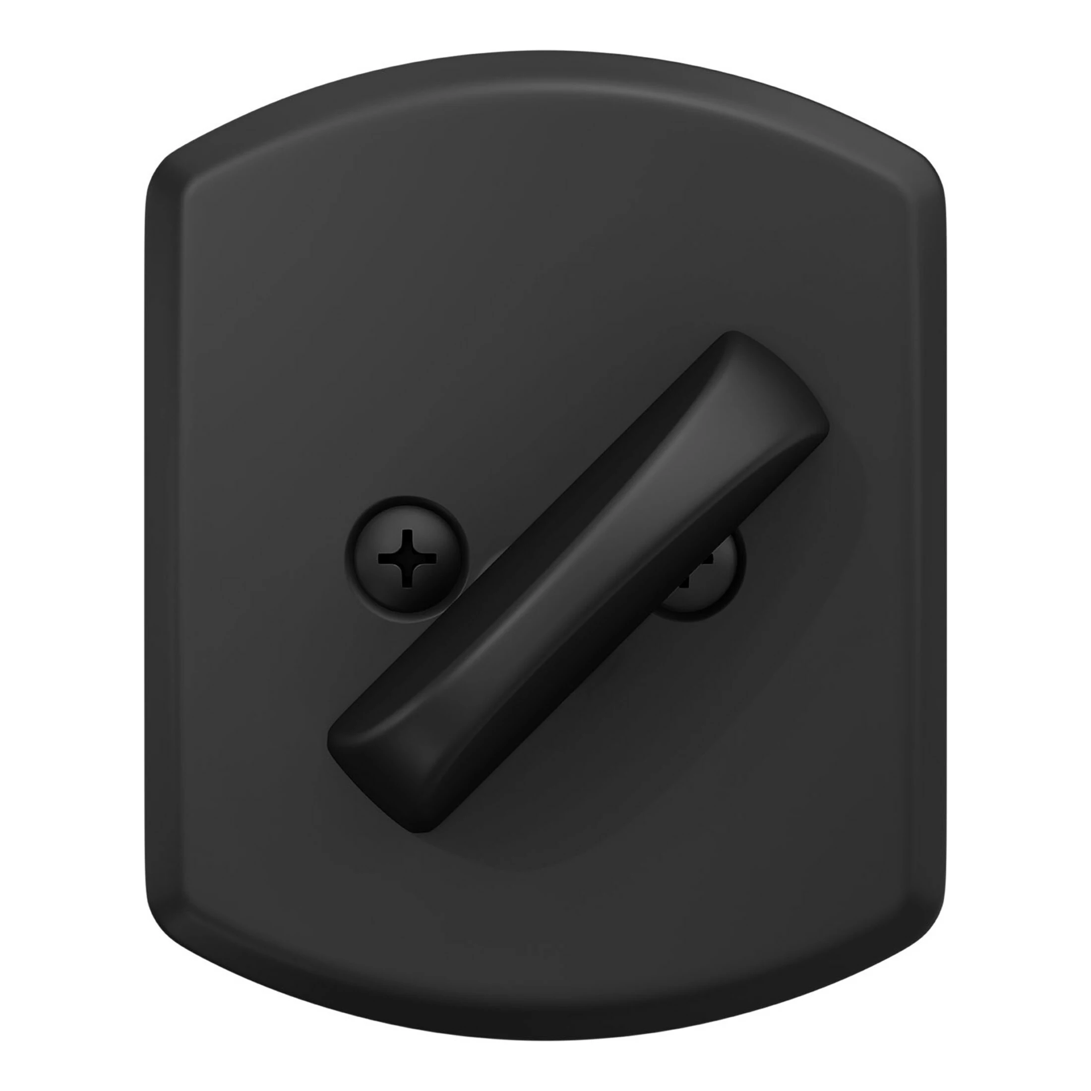 Schlage Greenwich Matte Deadbolt B60 Single Cylinder Black 9 Schlage Greenwich Matte Deadbolt B60 Single Cylinder Black - Image 7