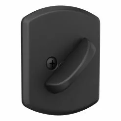 Schlage Greenwich Matte Deadbolt B60 Single Cylinder Black 16 Schlage Greenwich Matte Deadbolt B60 Single Cylinder Black -Schlage Trade 45482915