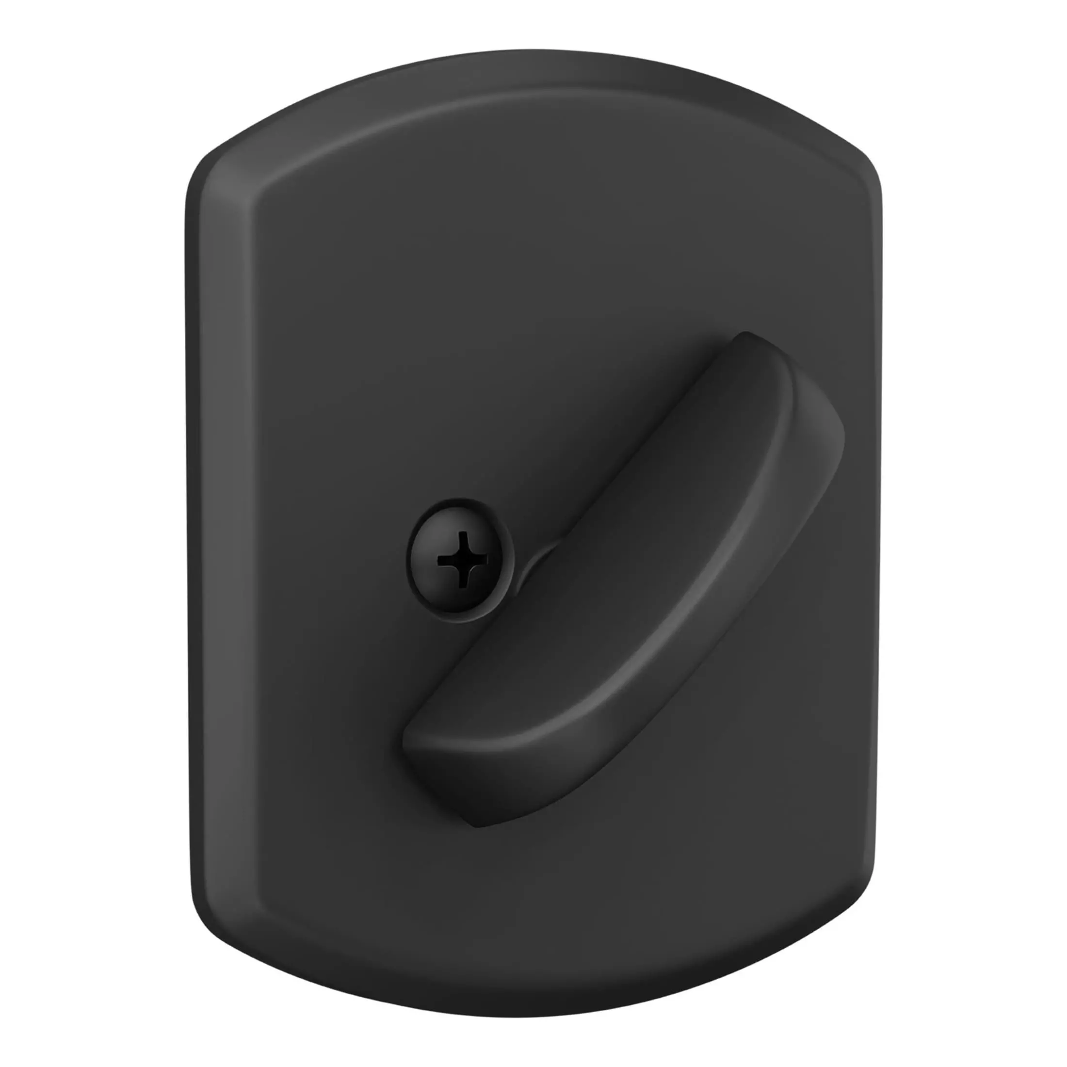 Schlage Greenwich Matte Deadbolt B60 Single Cylinder Black 8 Schlage Greenwich Matte Deadbolt B60 Single Cylinder Black - Image 6