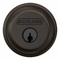 Deadbolt Schlage Bronze Single Cylinder Aged 22 Deadbolt Schlage Bronze Single Cylinder Aged -Schlage Trade 45482998