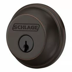 Deadbolt Schlage Bronze Single Cylinder Aged 23 Deadbolt Schlage Bronze Single Cylinder Aged -Schlage Trade 45483021
