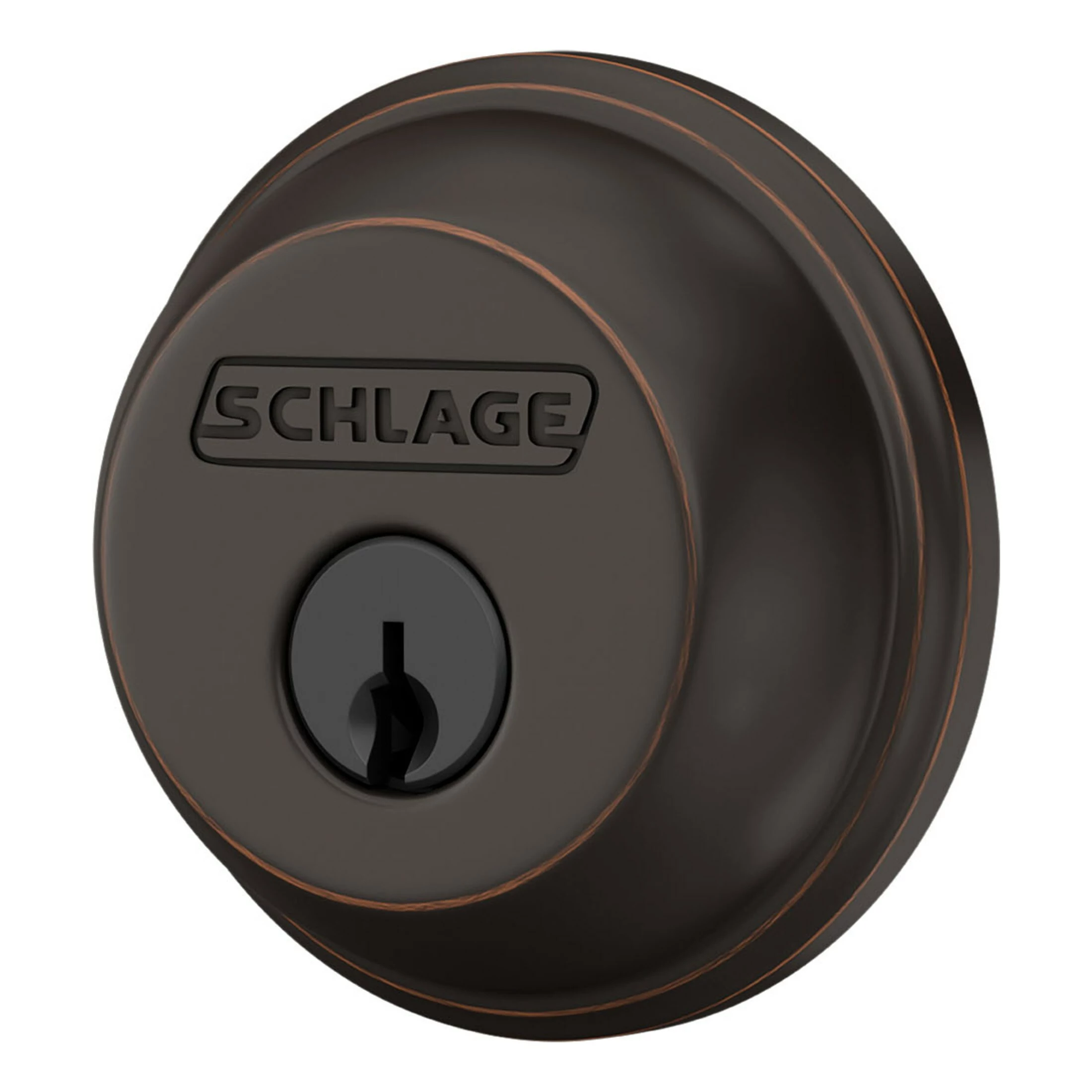 Deadbolt Schlage Bronze Single Cylinder Aged 13 Deadbolt Schlage Bronze Single Cylinder Aged - Image 11