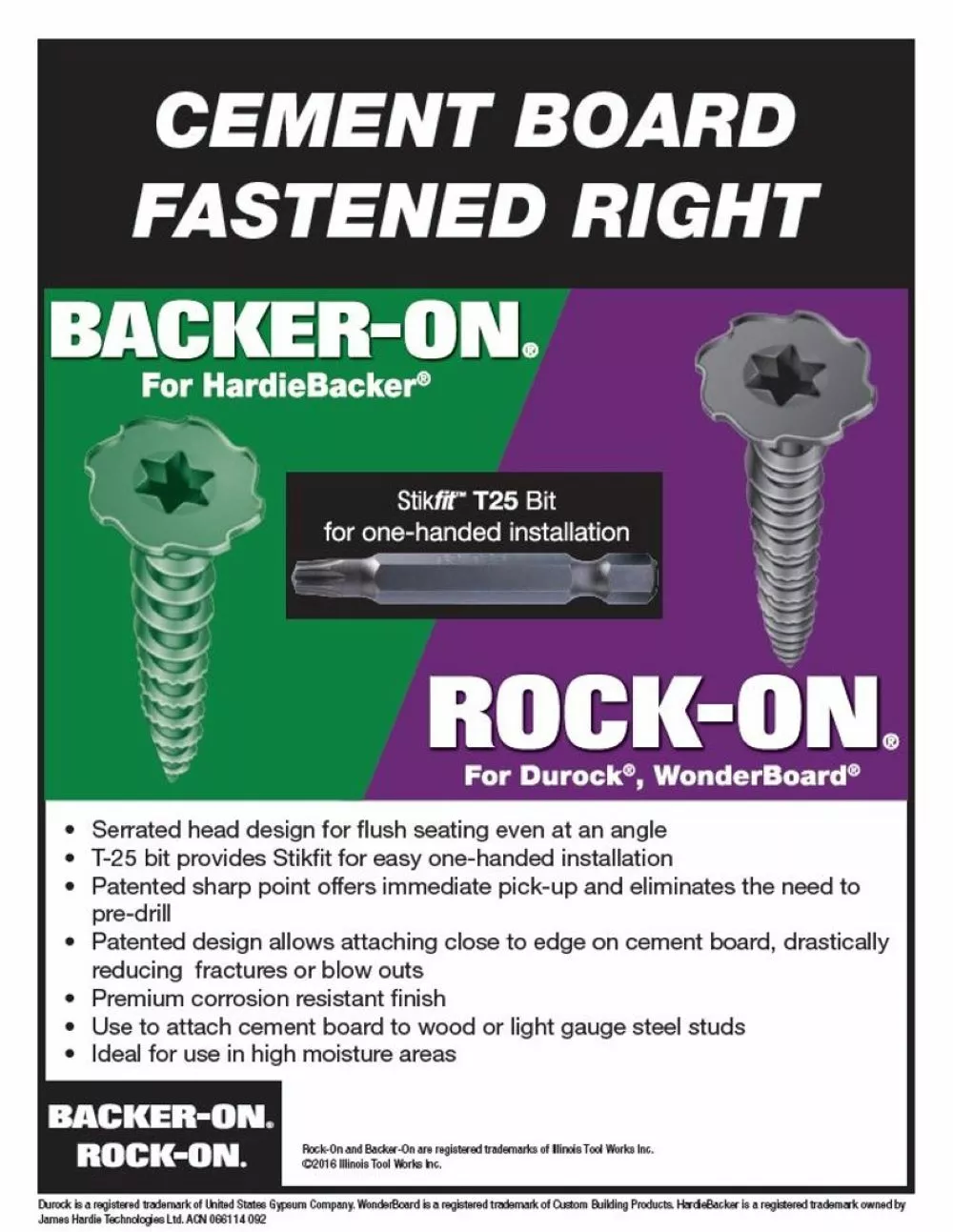 Backer-On Cement Board Star-Drive Screw Zinc-Plated (575-Count) X #9 1-5/8-In Interior 9 Backer-On Cement Board Star-Drive Screw Zinc-Plated (575-Count) X #9 1-5/8-In Interior - Image 7