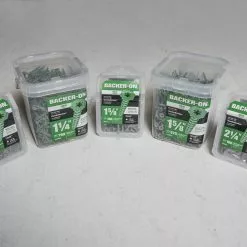 Backer-On Cement Board Star-Drive Screw Zinc-Plated (575-Count) X #9 1-5/8-In Interior 22 Backer-On Cement Board Star-Drive Screw Zinc-Plated (575-Count) X #9 1-5/8-In Interior -Schlage Trade 45717593 scaled