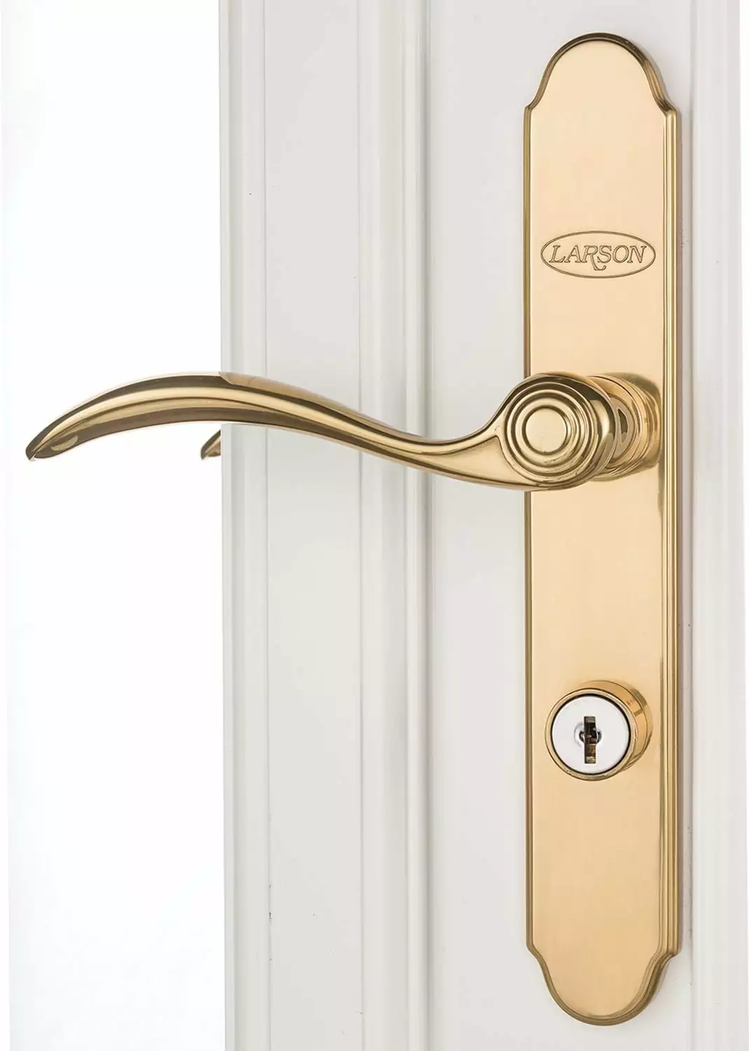 Larson Quickfit Storm Door Door Screen Door Handle Handleset Brass-Plated Matching Storm 5 Larson Quickfit Storm Door Door Screen Door Handle Handleset Brass-Plated Matching Storm - Image 3